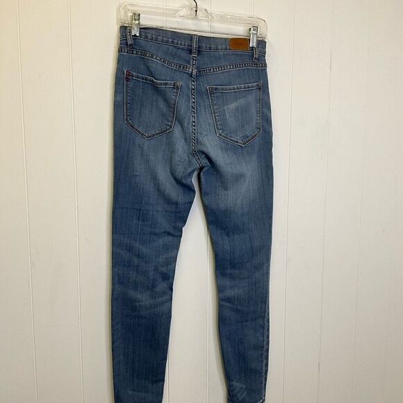BDG Jeans Women’s Size 28wx29L Twig High Rise Blue Jeans Distressed Medium Wash - Picture 7 of 11